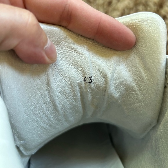 Swear London White Leather High Top Sneakers Size 43 - Picture 10 of 11